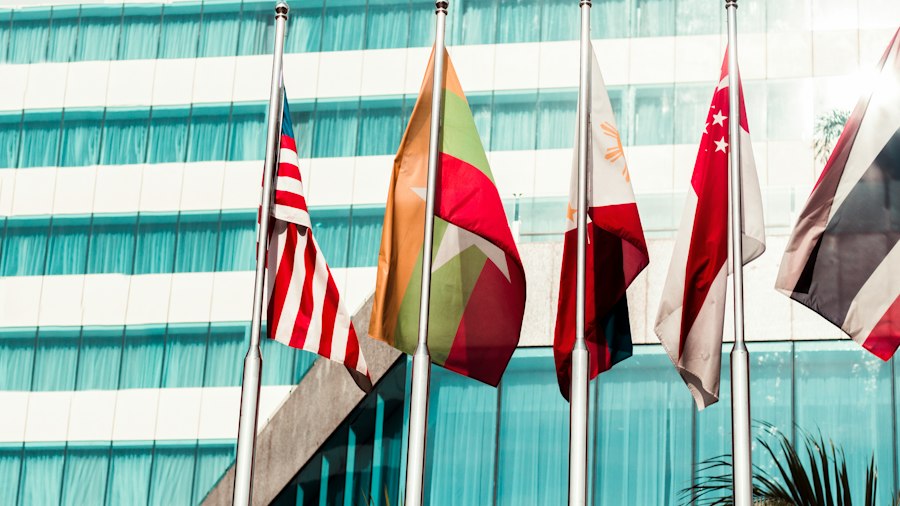 Photo international business relationships